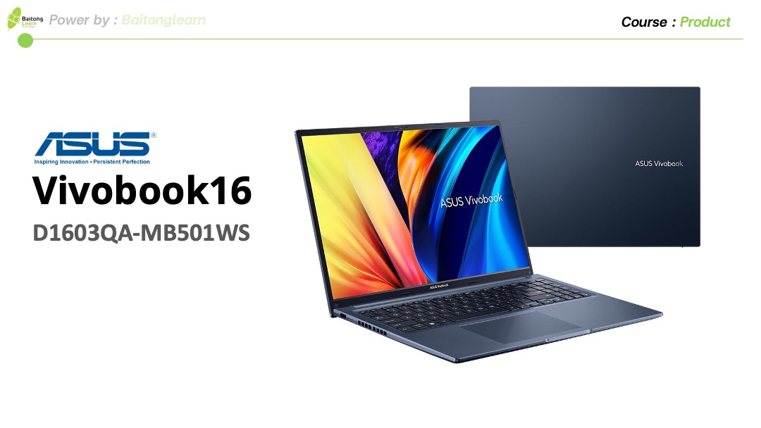 Asus Notebook Vivobook 16 D1603QA-MB501WS