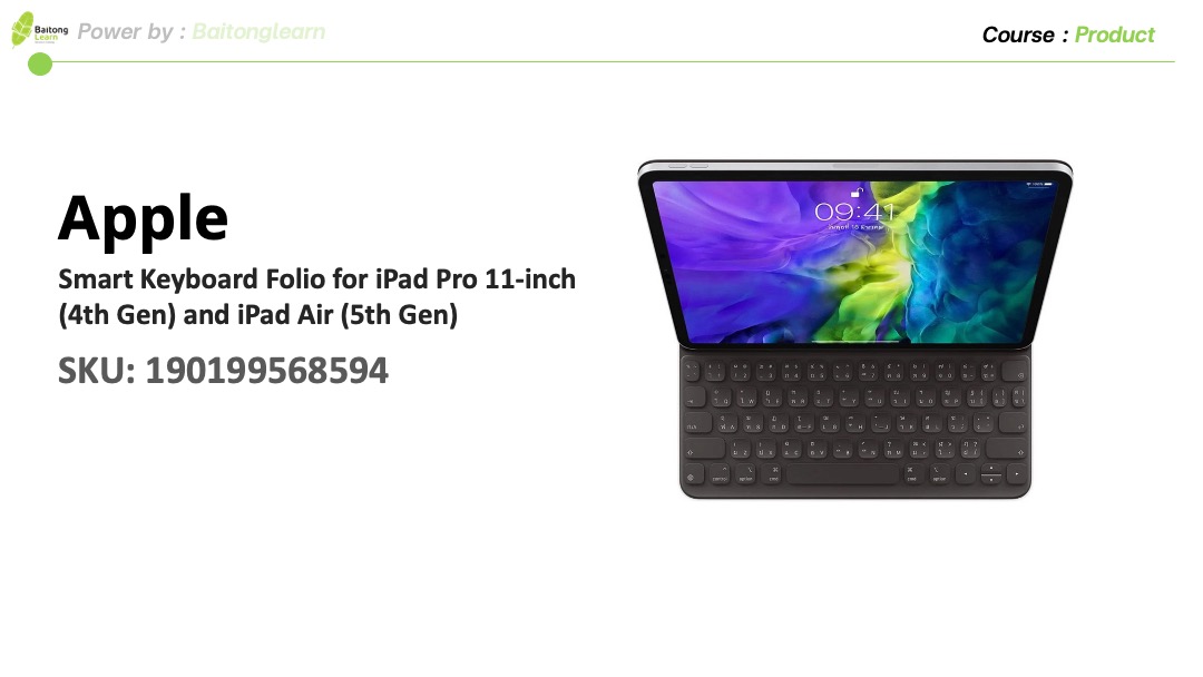 Apple Smart Keyboard Folio for iPad Pro 11-inch (4th Gen) and iPad Air (5th Gen)